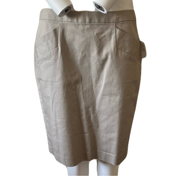 GAP Tan Knee-length Pencil Skirt - Picture 1 of 11